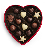 Godiva Romantic Collection heart box